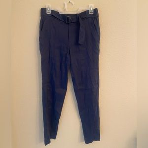 Vince. Belted Blue Pant Sz 4
